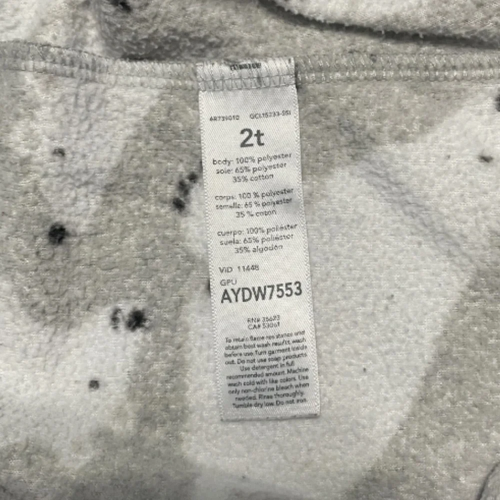 Carter's Set of 2 Boys One Piece Pajamas Football and Polar Bear/Penguin Prints